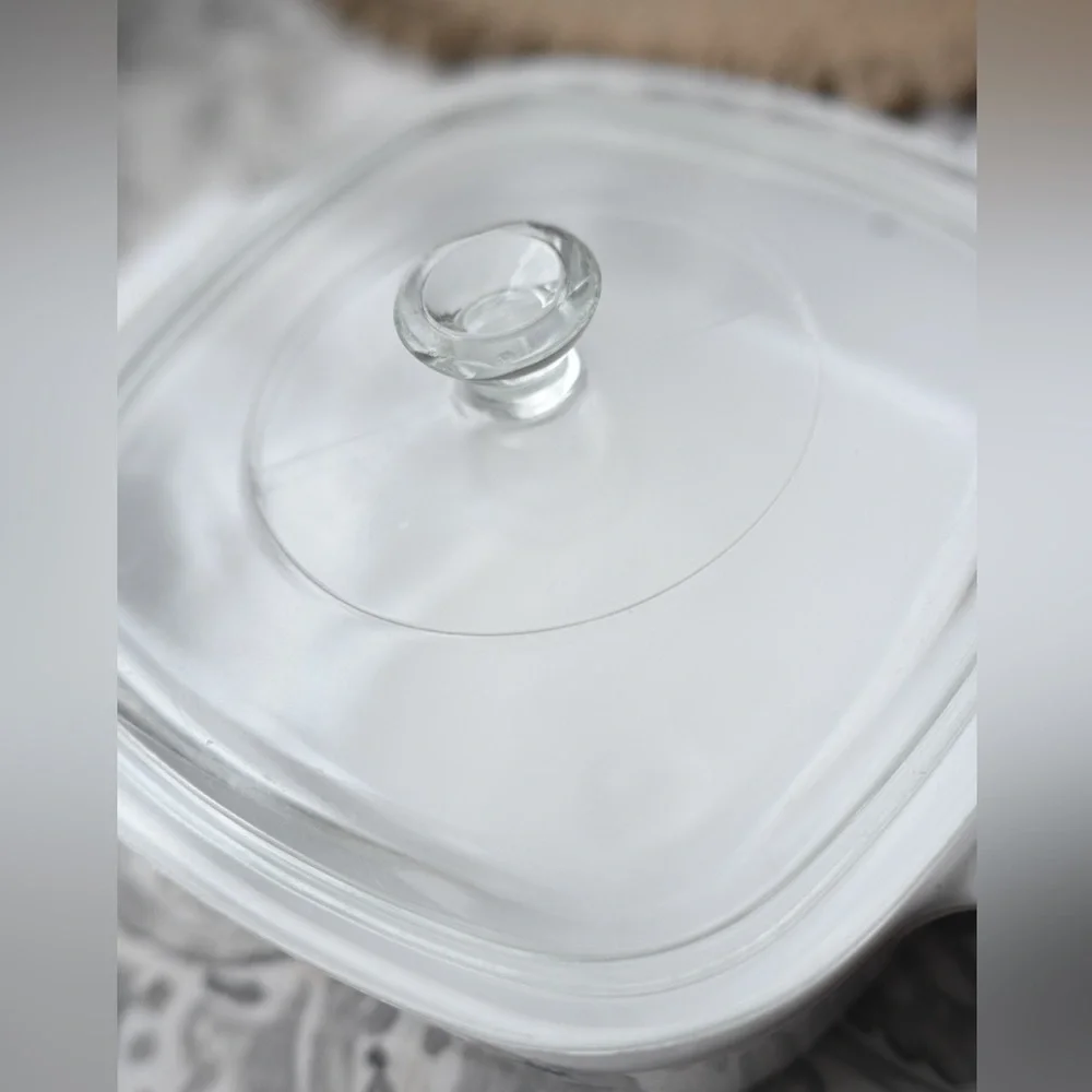 Vintage CorningWare Blue Dusk 1Qt 1L Casserole Dish with Lid Pyrex Made In USA - Picture 16 of 16